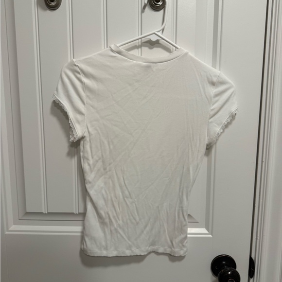 H&M Divided Ribbed Ruffle Shirt - Picture 3 of 3